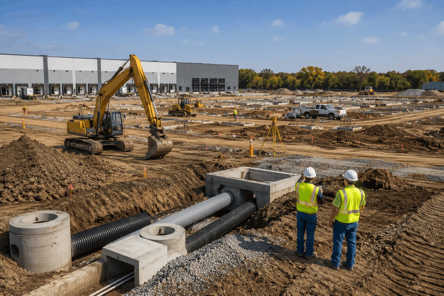 How Early Sitework Planning Protects Chicago Industrial Construction Schedules